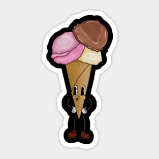 Ice Cream Cone Sticker